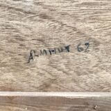 Large Swedish Tableau Signed Lars Norman (1962) – Oil on Panel