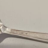 Set of silver dessert spoons and forks
