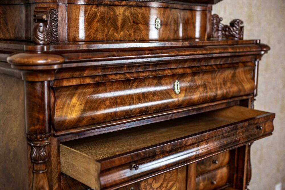 Antique Louis Philippe Secretary Desk, 1850