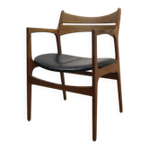 Chaise en teck par Erik Buch pour Christiansen Møbelfabrik, Danemark 1960