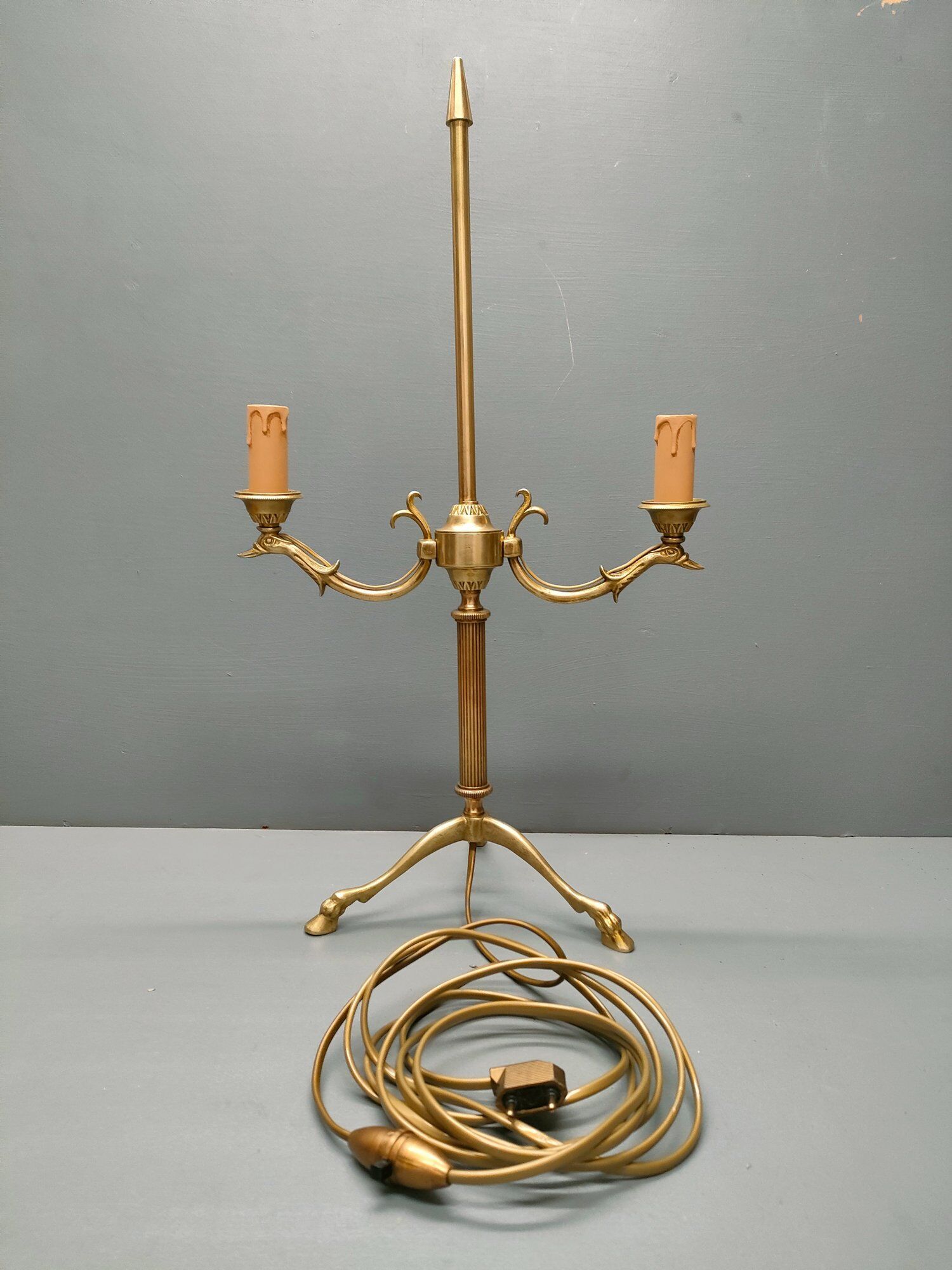 Napoleon III style zoomorphic lamp foot
