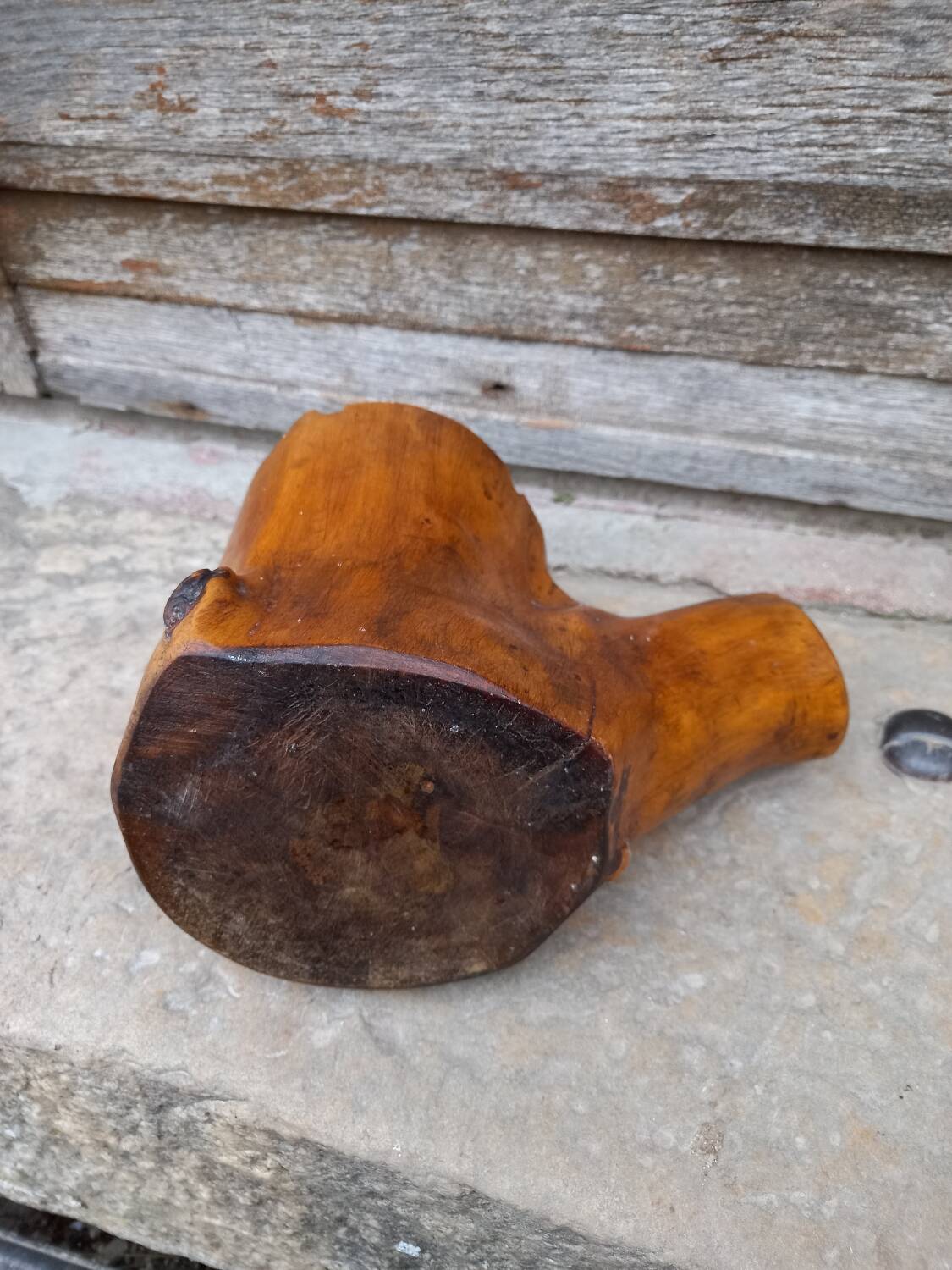 Vintage wooden ashtray