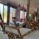 Venetian mirror with art deco parcloses 117 x 72 cm
