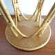 Vintage rattan stool 60's 70's