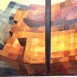 Modernist diptych, oil on canvas