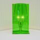 Lampe de table en polycarbonate transparent vert par Ferruccio Laviani pour Kartell, 2003.