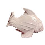 Art Deco, crackled ceramic fish Le Jan circa 1940
