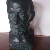 Large plaster bust of Louis Pasteur