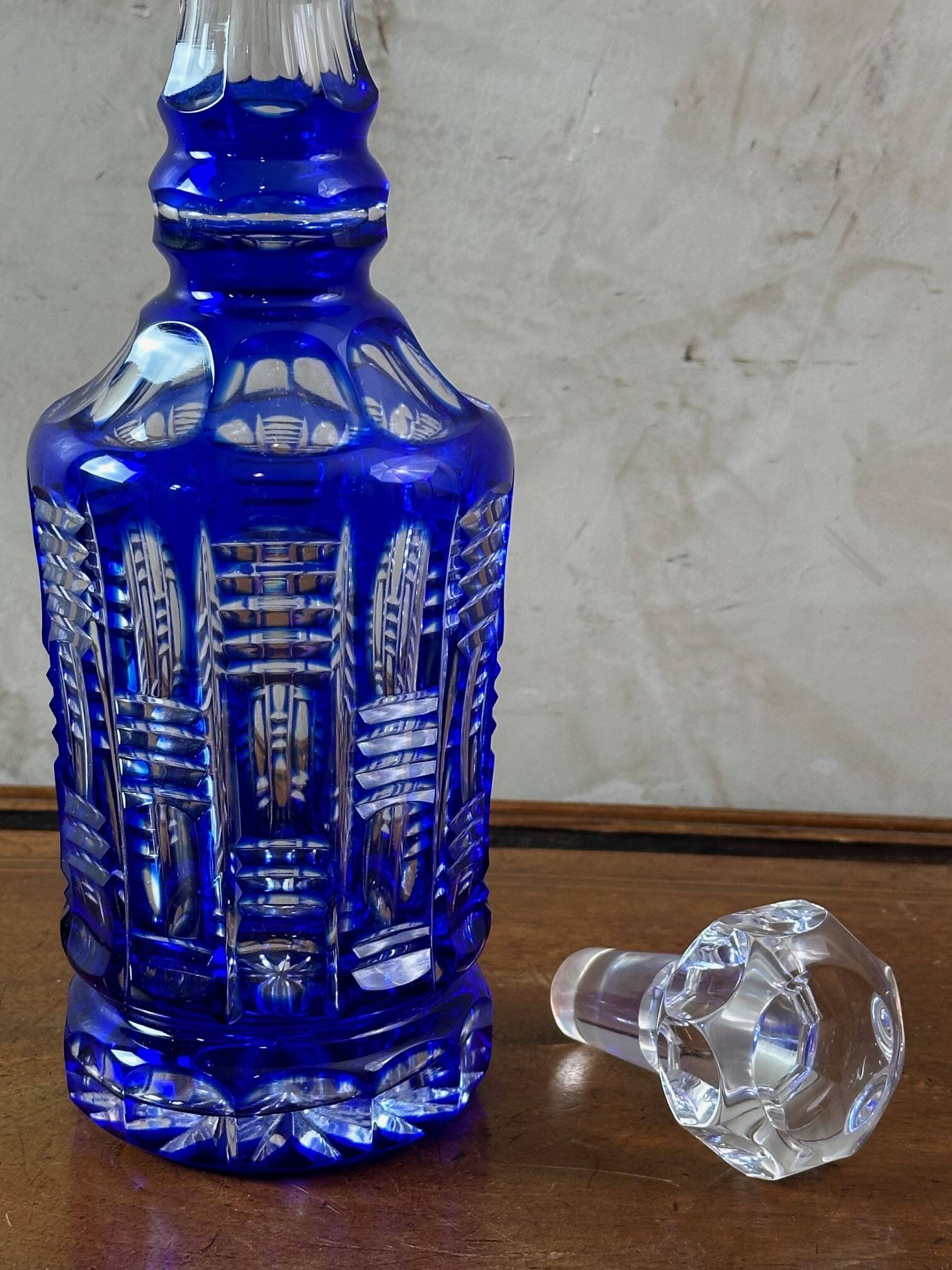 Bohemian crystal carafe