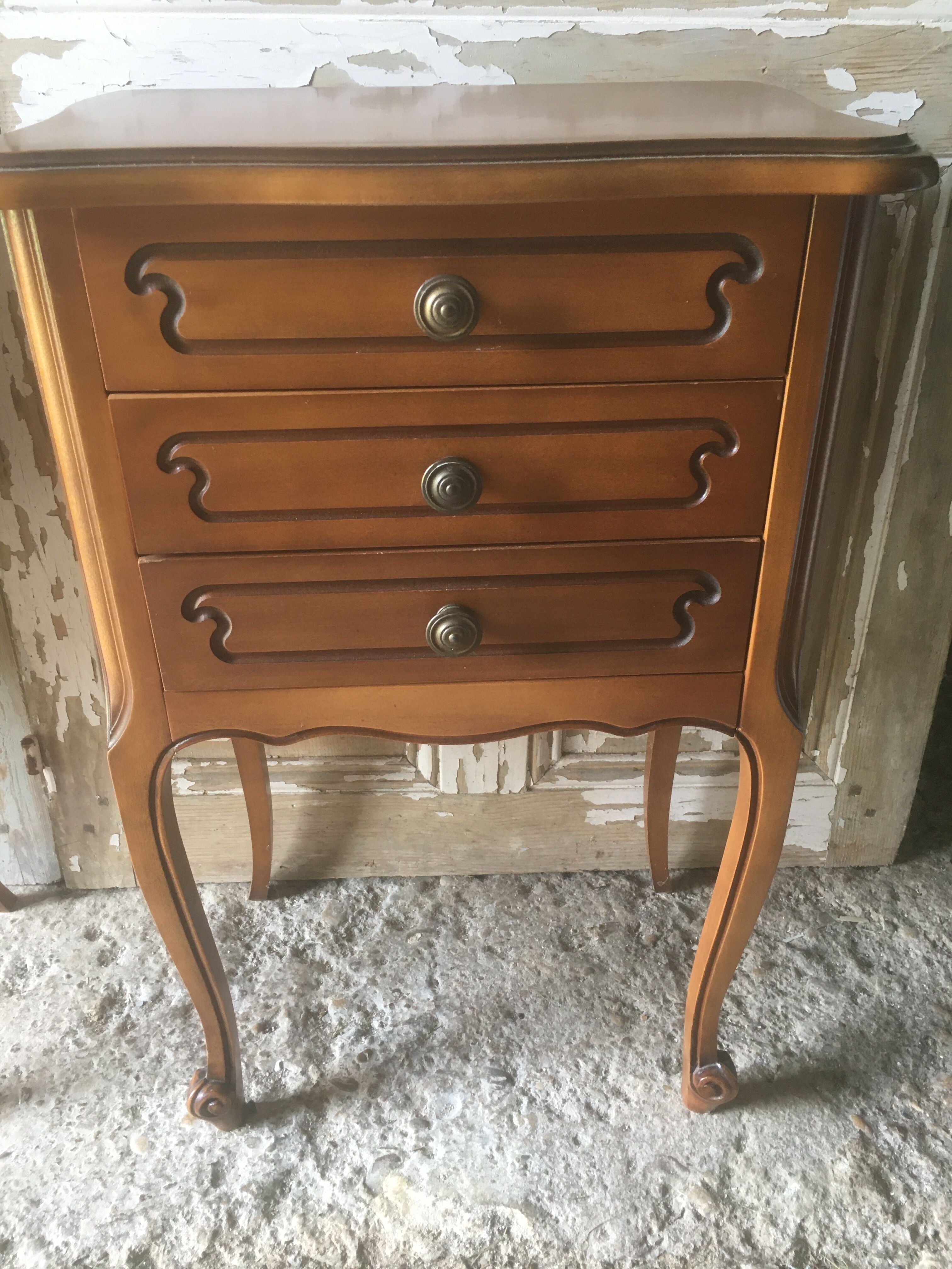 Pair of pine bedside tables