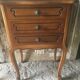 Pair of pine bedside tables