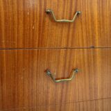 Scandinavian mahogany secretary desk, Bröderna Gustafssons, Sweden, 1950