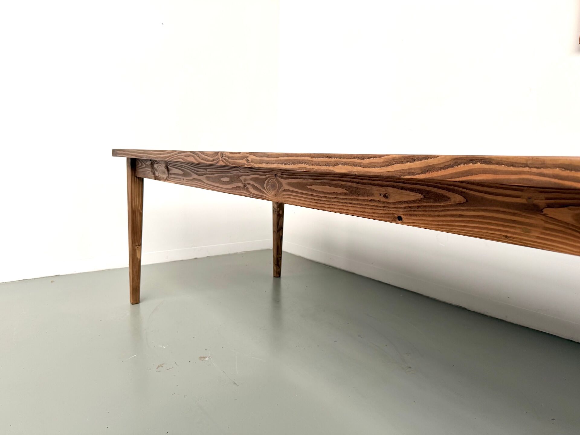 XXL table in solid pine, circa 1970