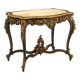 Baroque-style table in carved wood
