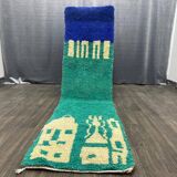 Handmade hallway rug 300cm x 70cm