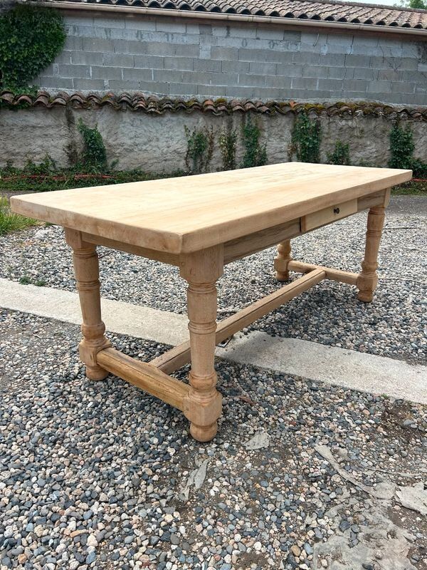 Table de ferme bois massif