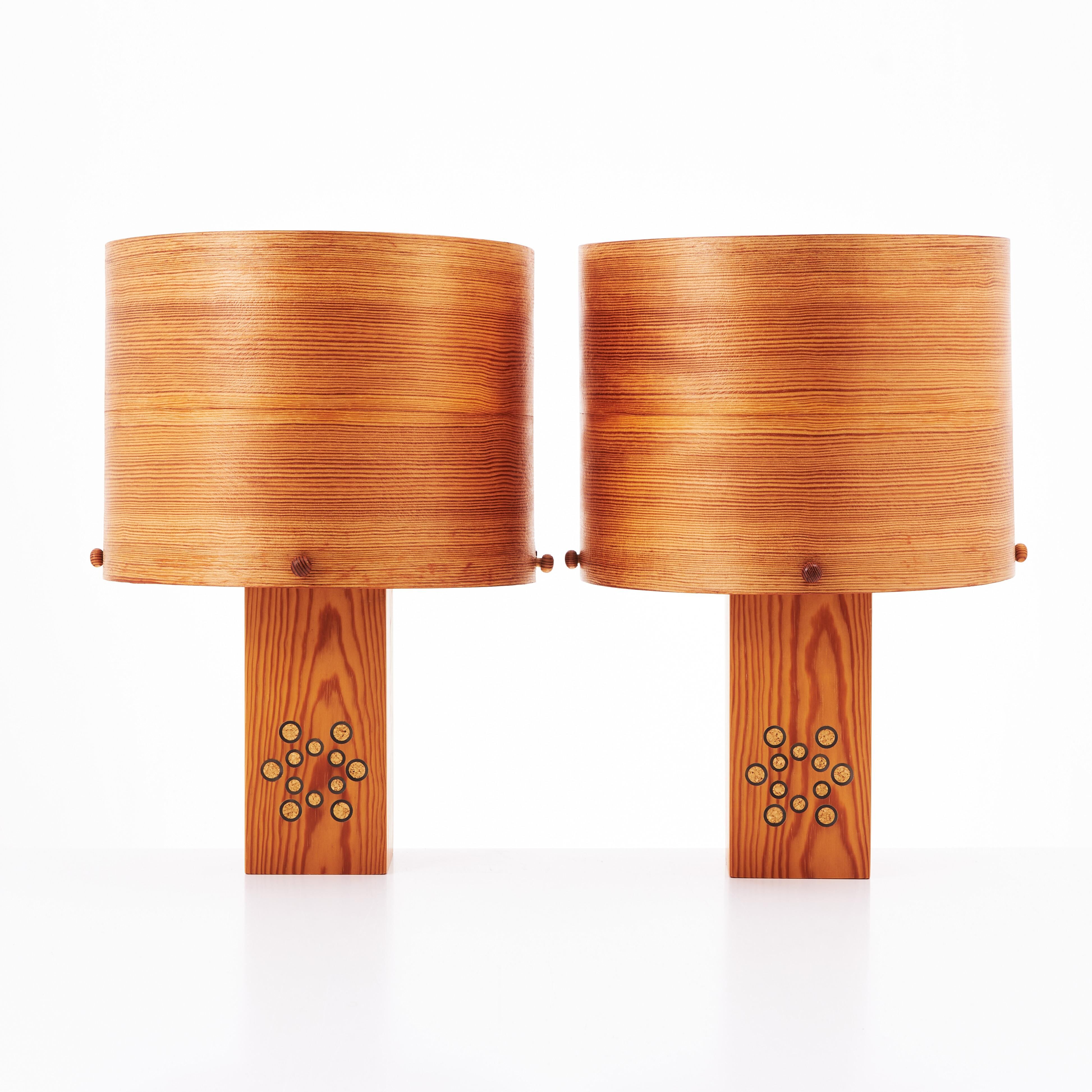 Anonymous table lamps France 1970