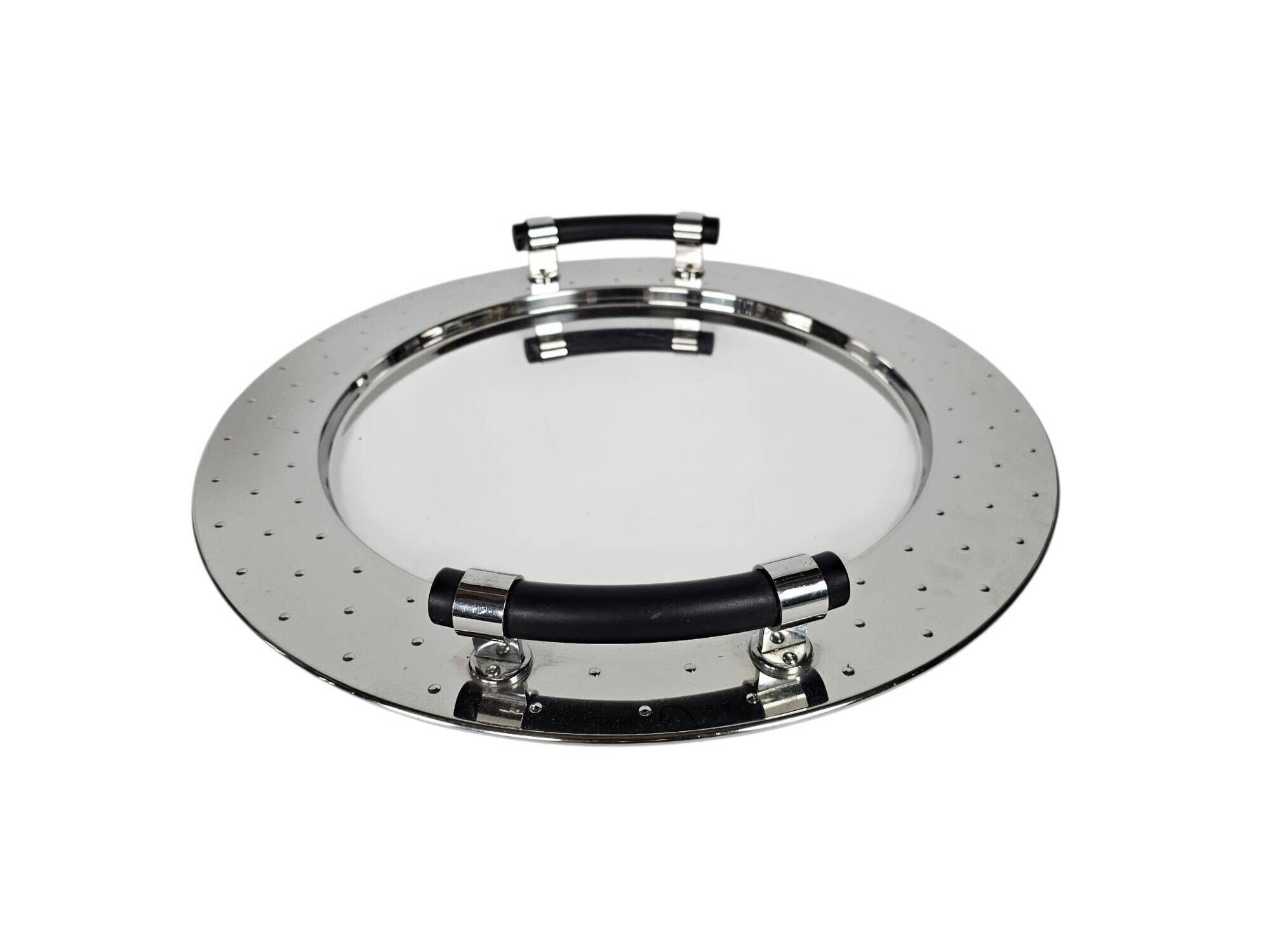 Alessi - design Michael Graves - tray - stainless steel - Memphis Milano
