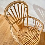 Rattan armchair