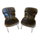 2 chaises Willy Rizzo pour Cidue