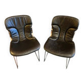 2 Willy Rizzo chairs for Cidue