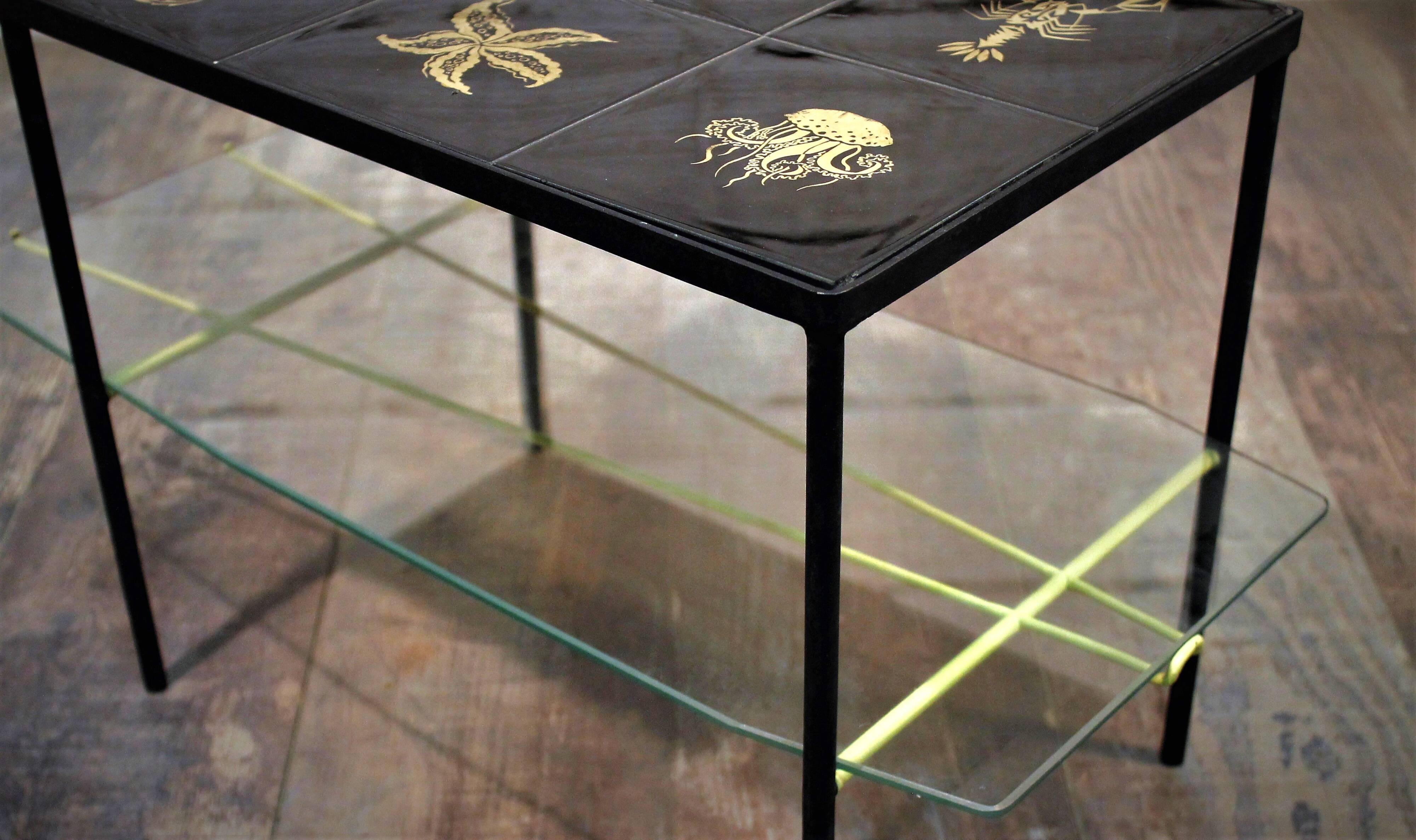 Table basse "Crustacés" 1950s