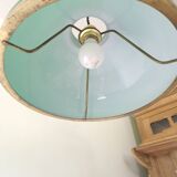 Green opaline pendant light