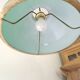 Green opaline pendant light