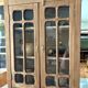 Small Parisian display case in raw wood