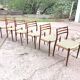 6 rosewood chairs no. 78 Niels Otto Moller