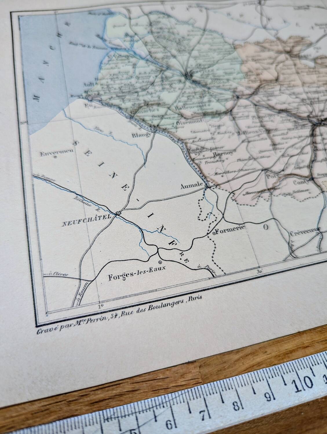 Printed in 1889, Somme, Hauts-de-France.