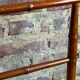 1900s bamboo style wooden towel rack