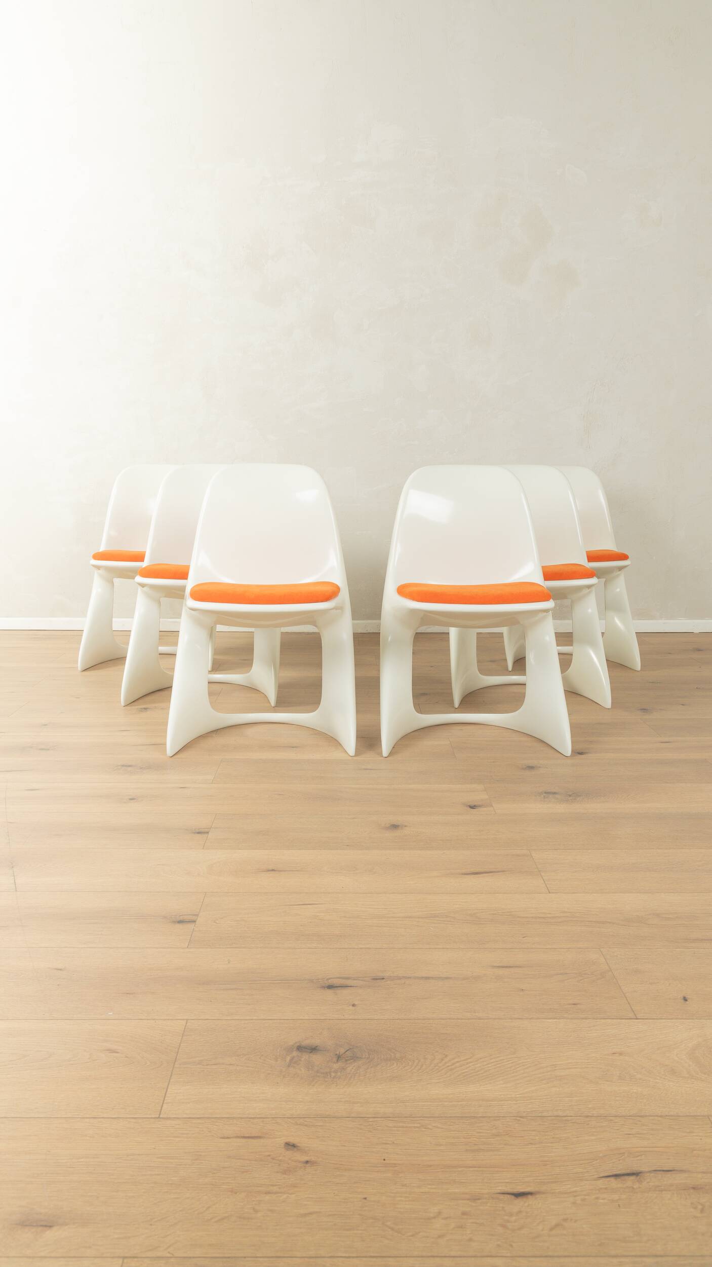 Chaises Casalino par Alexander Begge pour Casala, années 1970, ensemble de 6
