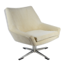 Original Restored Armchair "Shell" German Democratic Republic, 60s, Cord beige