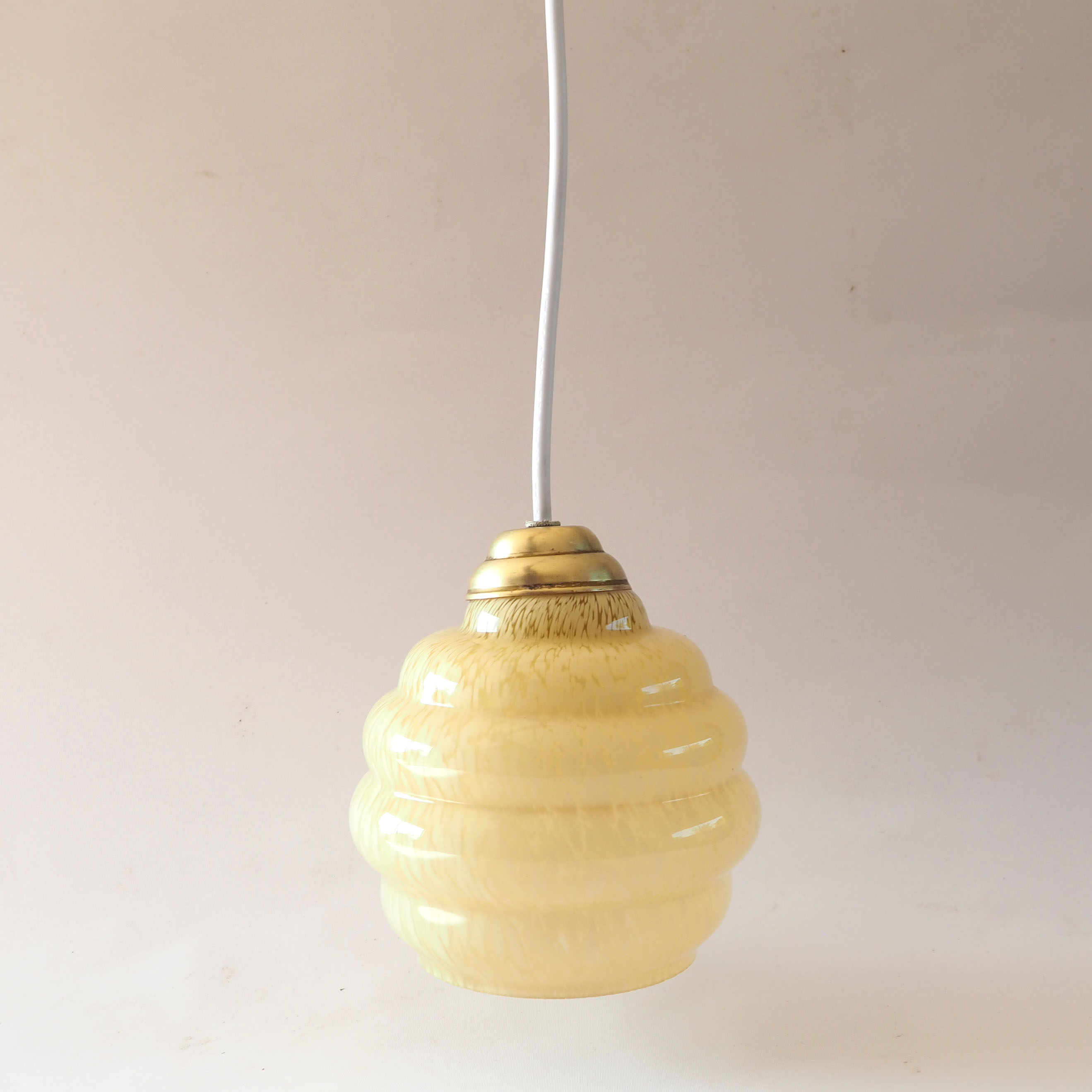 Suspension glass of Clichy yellow