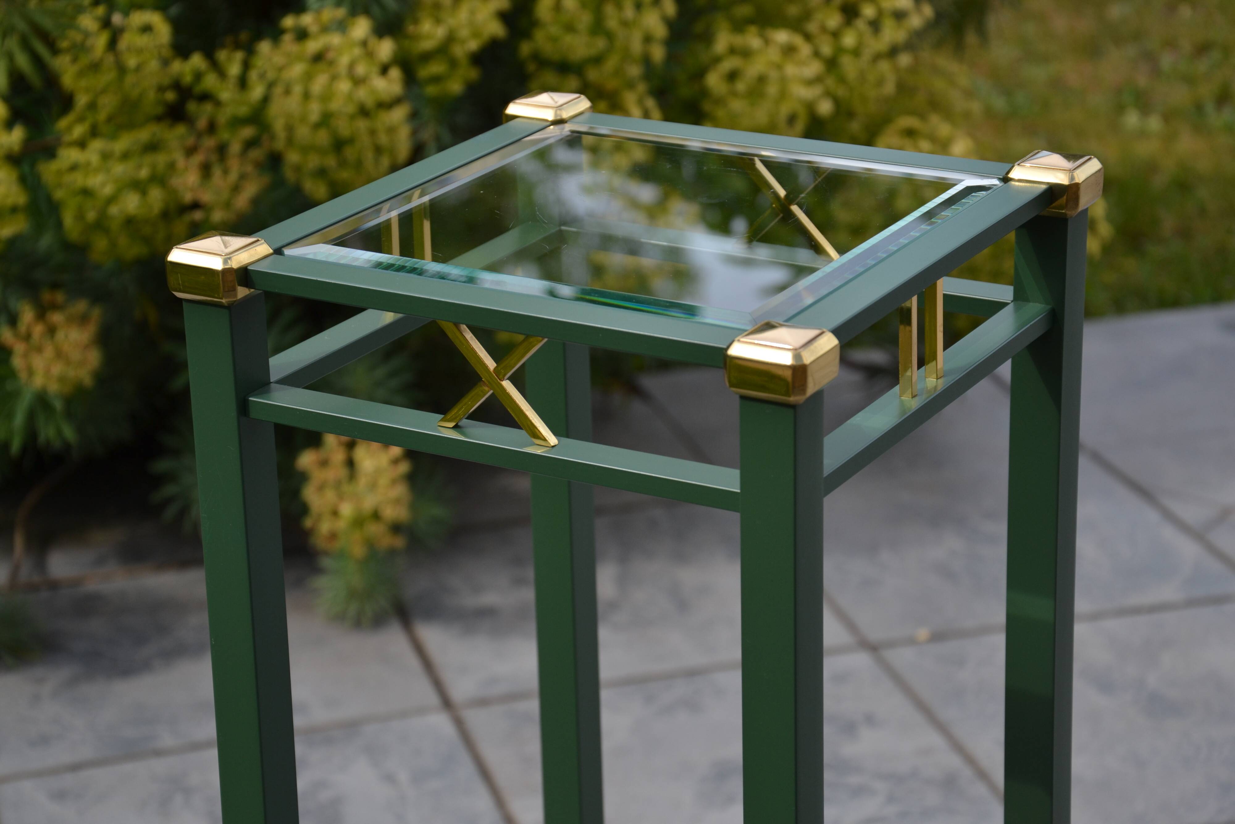 Metal and brass stand Fratelli Orsenigo