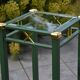 Metal and brass stand Fratelli Orsenigo