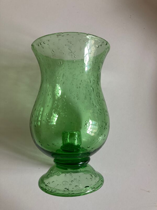 Bougeoir de jardin en verre de Biot