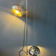 70s mid-century chrome Herda eyeball floor lamp