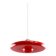 Space-Age Saucer Pendant in Red Plexiglas from Guzzini, 1960s