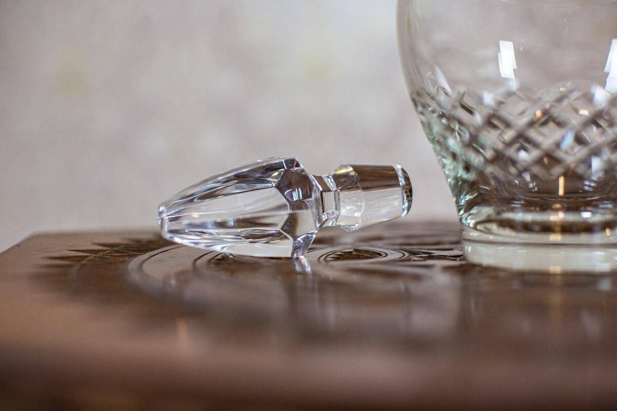 Vintage Crystal Liquor Decanter, 1930s