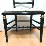 Chaise basse style napoleon iii
