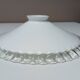 Lampshade, old in opaline and pleated glass