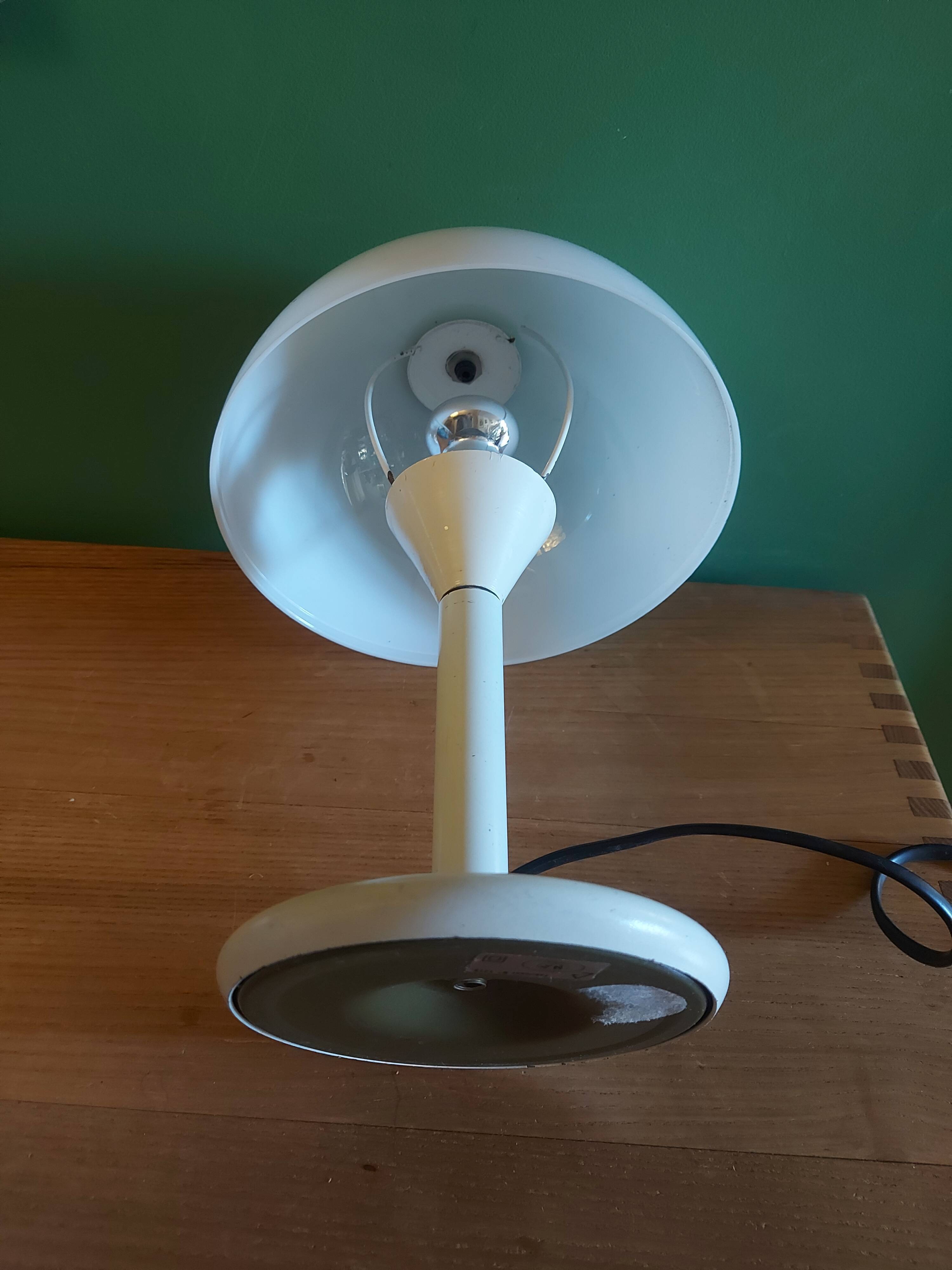 Vintage mushroom lamp Aluminor