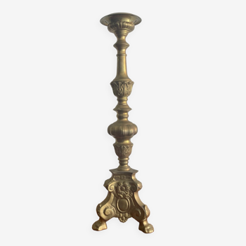 Brass church candlestick