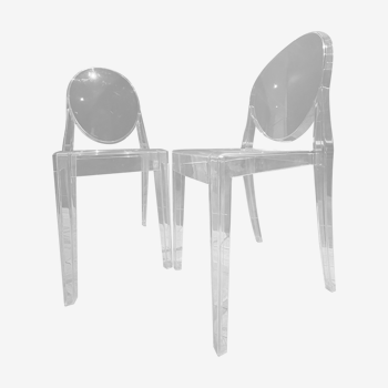 Set of 2 chairs Victoria Ghost edition Kartell