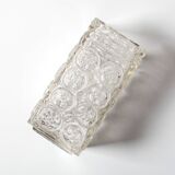 Mid-Century Pressed Glass Vase by Adolf Matura, Czech Repulic / 1970