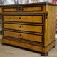 Commode époque Charles X en érable et poirier noirçi (vers 1820)