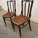 Duo of fischel bistro chairs