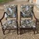 Paire de fauteuils Louis XIII